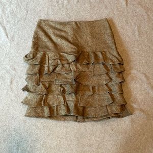 Talbots ruffle skirt
